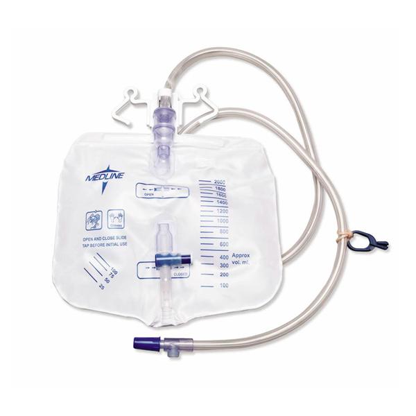 Urinary Sterile Anti-Reflux Valve Bag Drainage 2000cc 20/Ca
